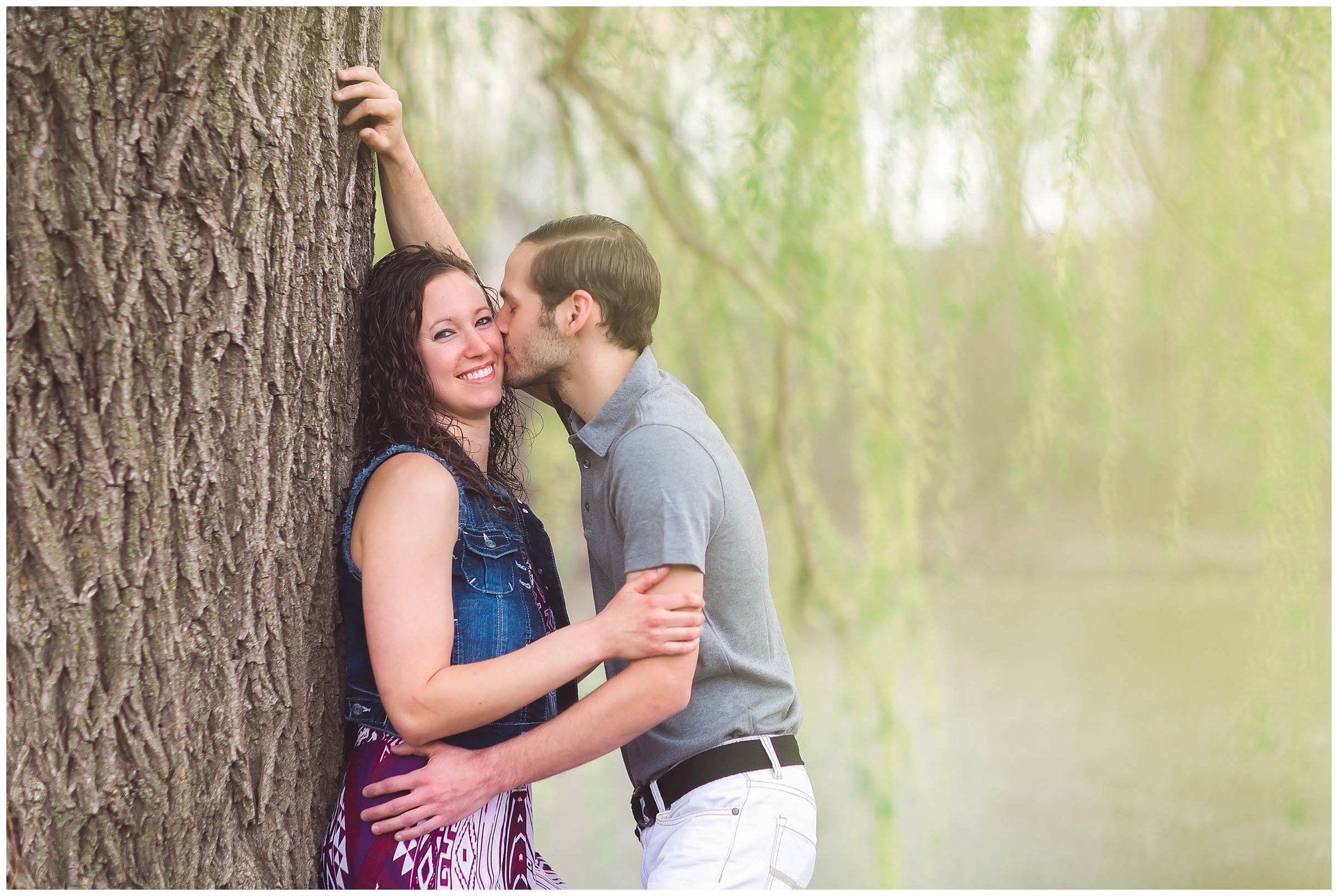 Fort Wayne, Indiana spring engagement session. Midwest and Destination Wedding Photographer_0006.jpg