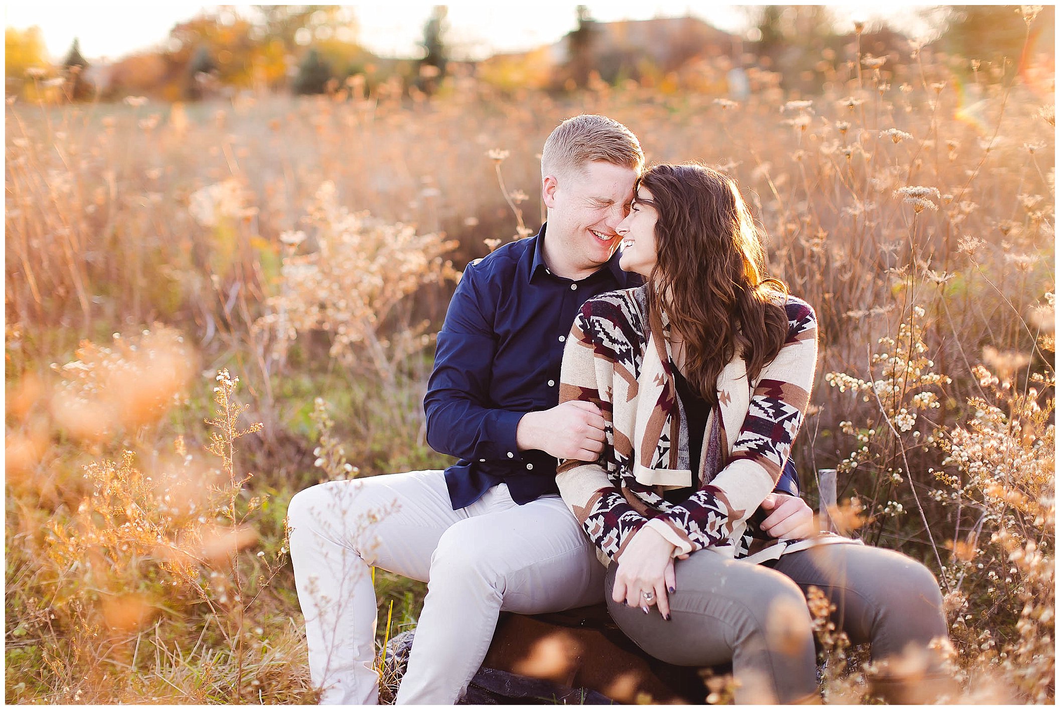 Cozy and Adorable fall engagement session with a guitar , Fort Wayne Wedding Photographer_0008.jpg