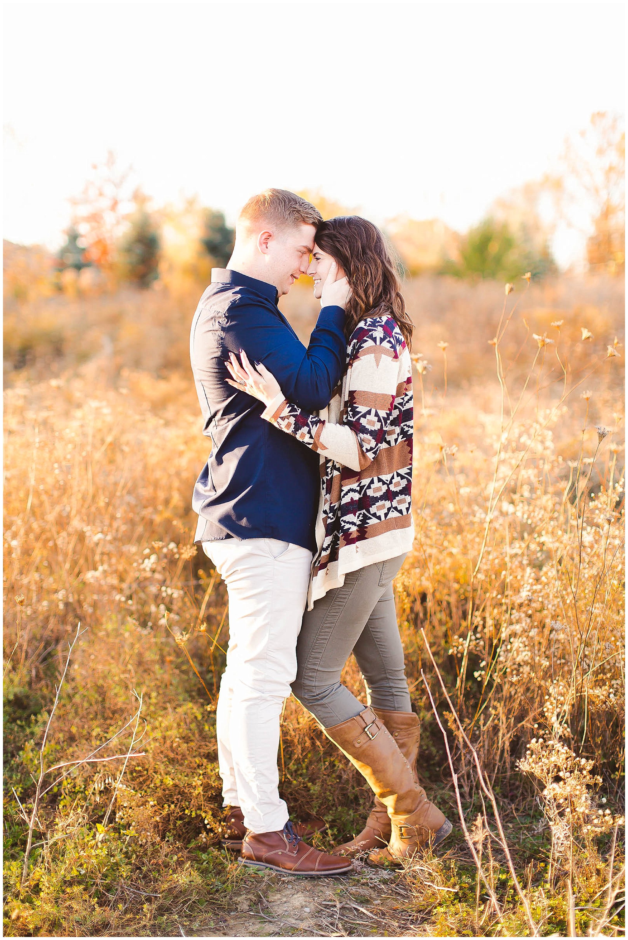 Cozy and Adorable fall engagement session with a guitar , Fort Wayne Wedding Photographer_0015.jpg