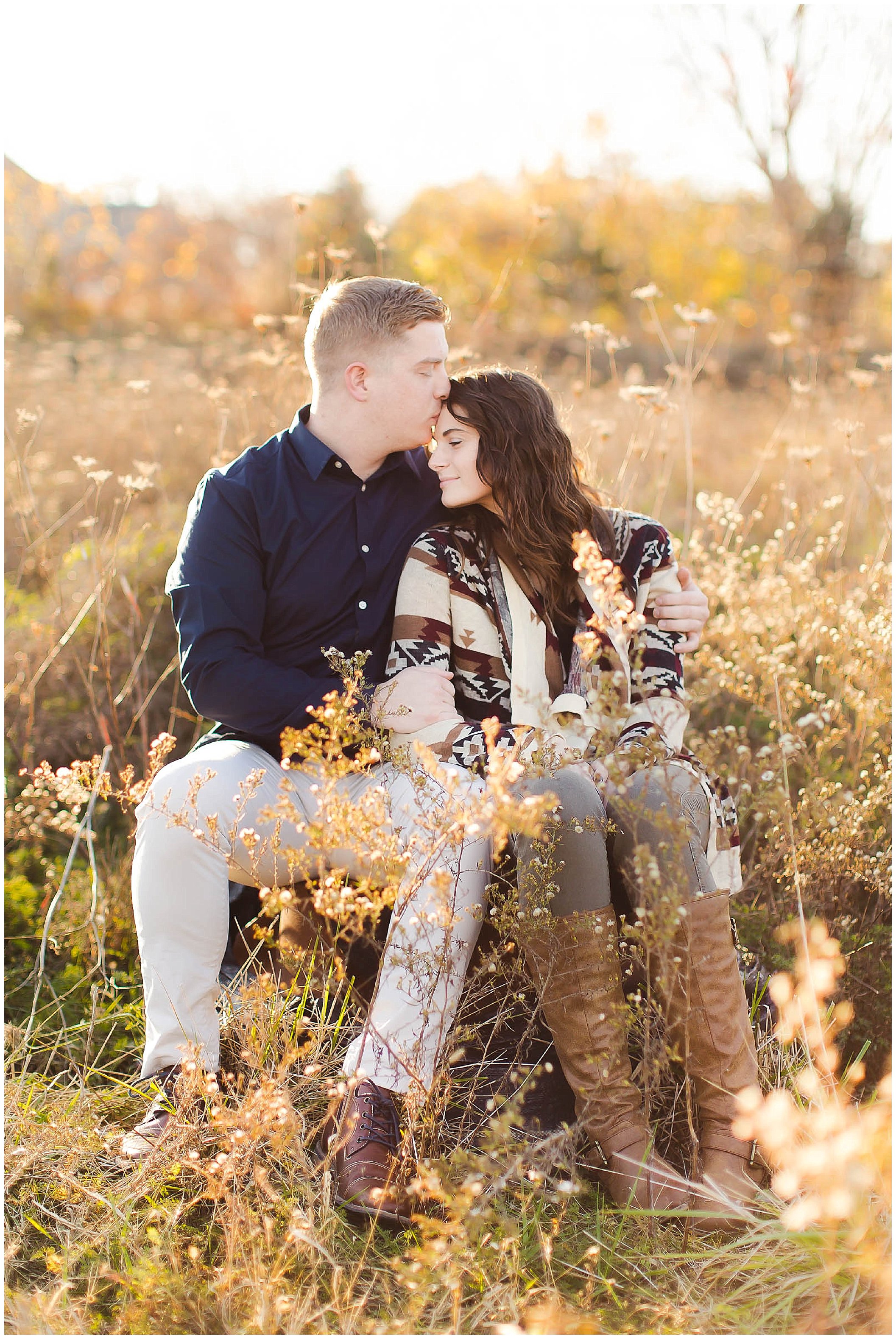Cozy and Adorable fall engagement session with a guitar , Fort Wayne Wedding Photographer_0016.jpg