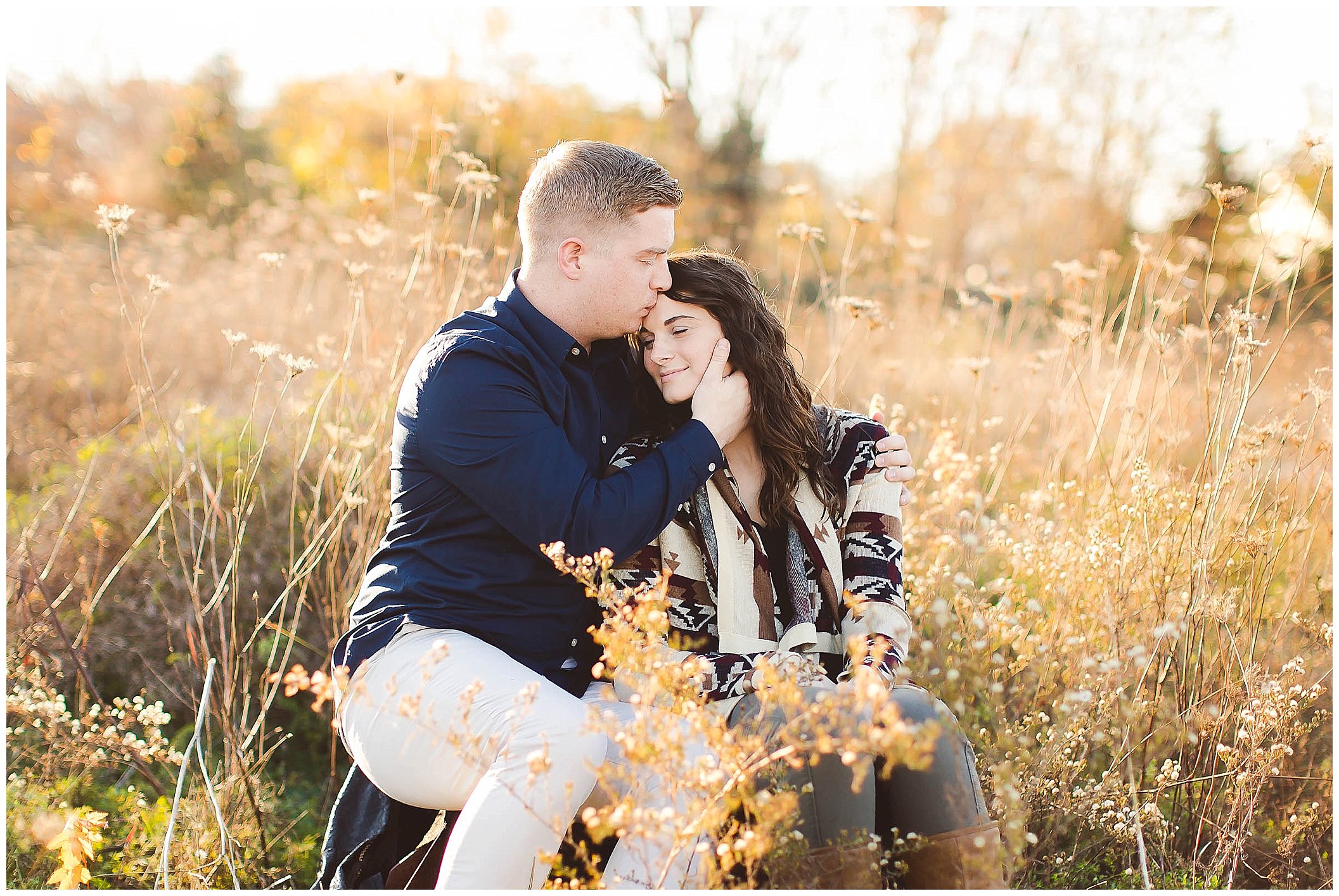 Cozy and Adorable fall engagement session with a guitar , Fort Wayne Wedding Photographer_0017.jpg