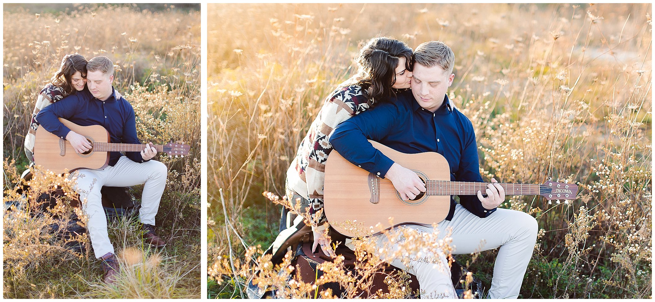 Cozy and Adorable fall engagement session with a guitar , Fort Wayne Wedding Photographer_0022.jpg