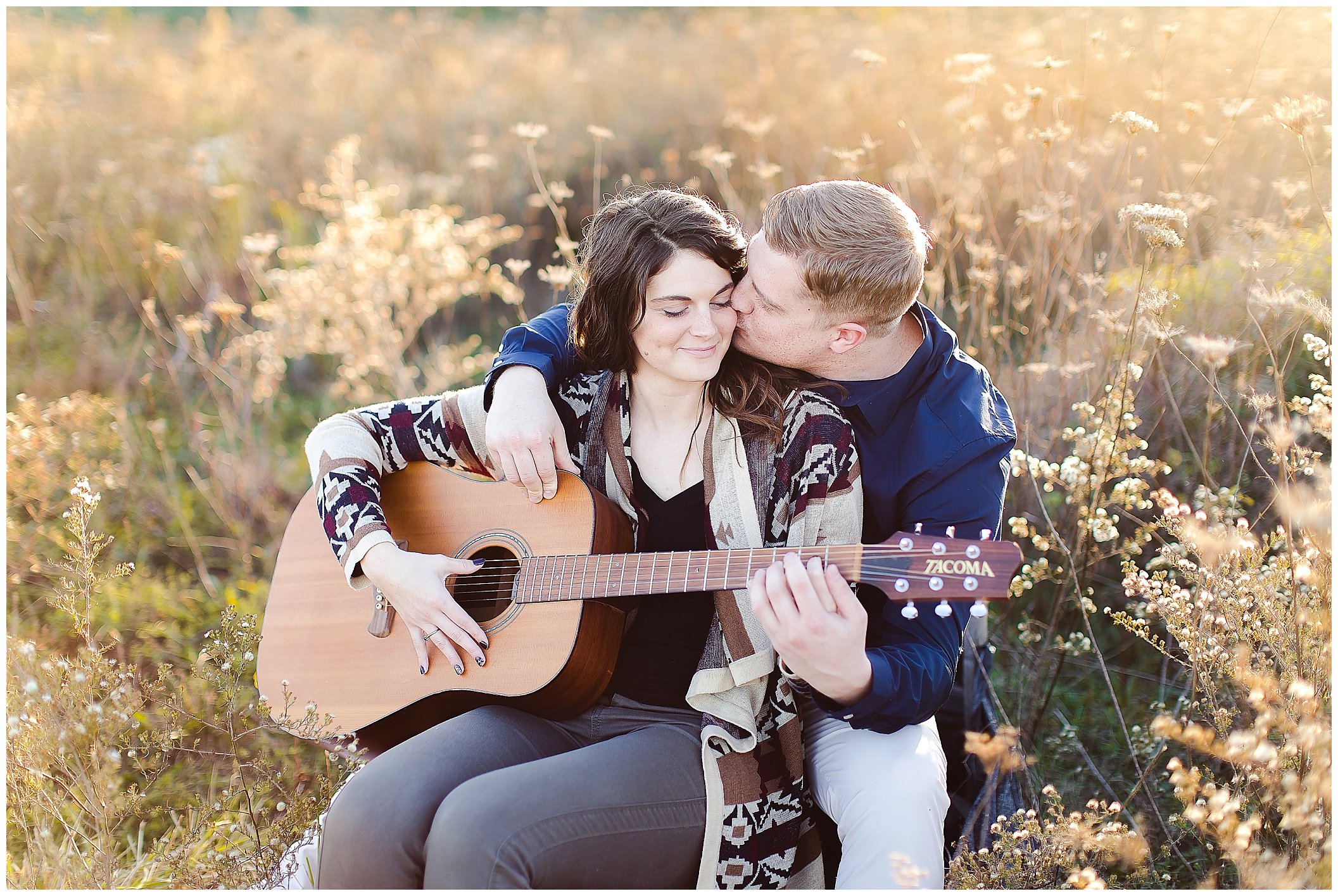 Cozy and Adorable fall engagement session with a guitar , Fort Wayne Wedding Photographer_0025.jpg