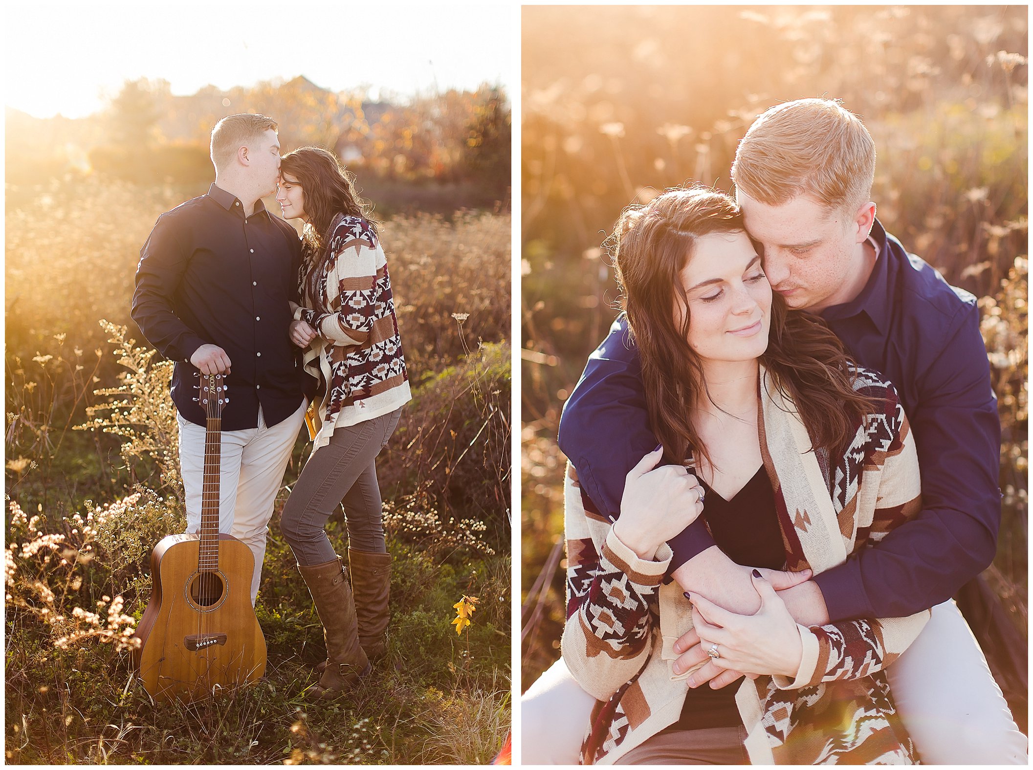 Cozy and Adorable fall engagement session with a guitar , Fort Wayne Wedding Photographer_0028.jpg