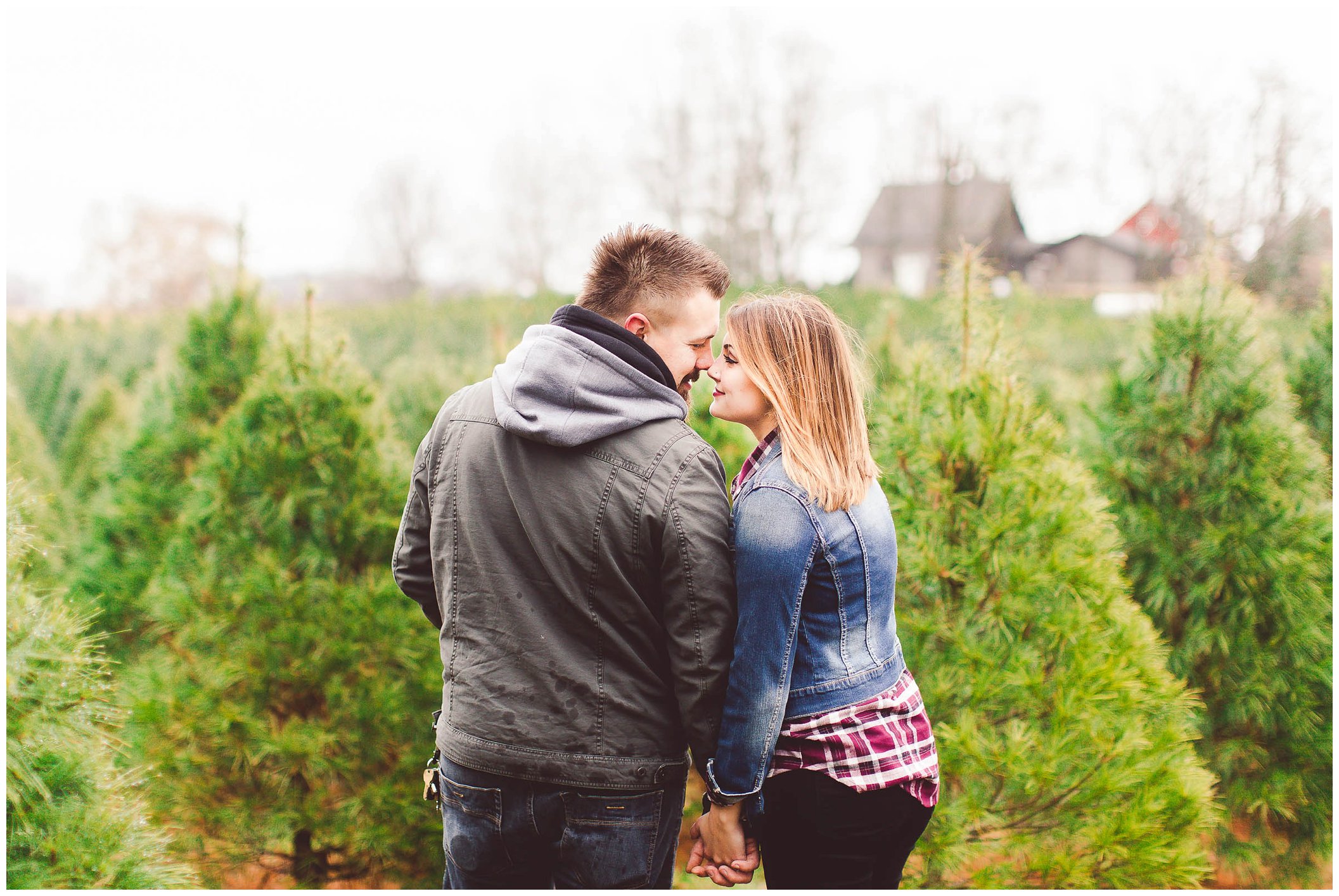 Gorgeous engagement session, Dull's Christmas Tree Farm, Amazing Wedding Venue in Throntown, Indiana_0001.jpg
