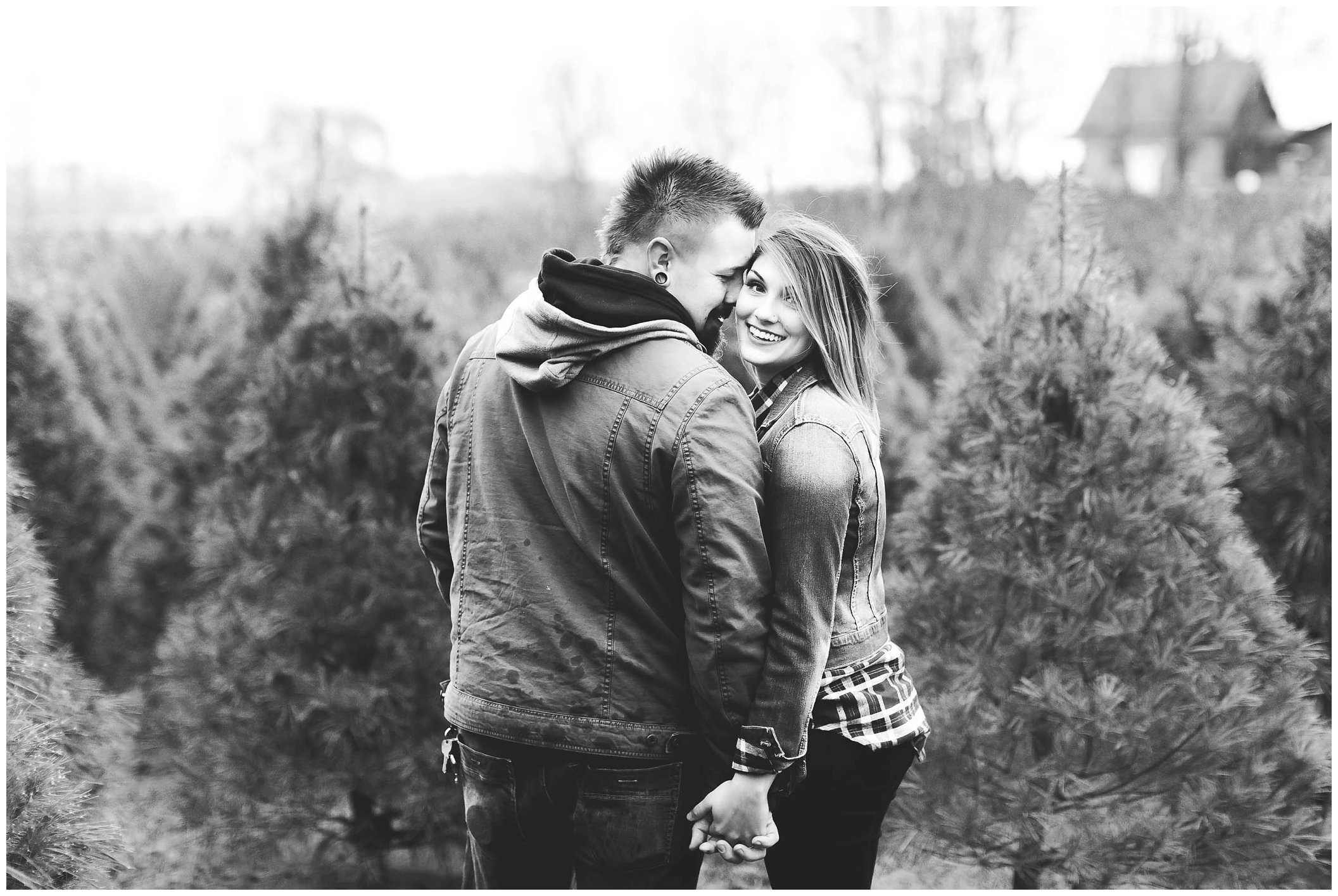 Gorgeous engagement session, Dull's Christmas Tree Farm, Amazing Wedding Venue in Throntown, Indiana_0007.jpg