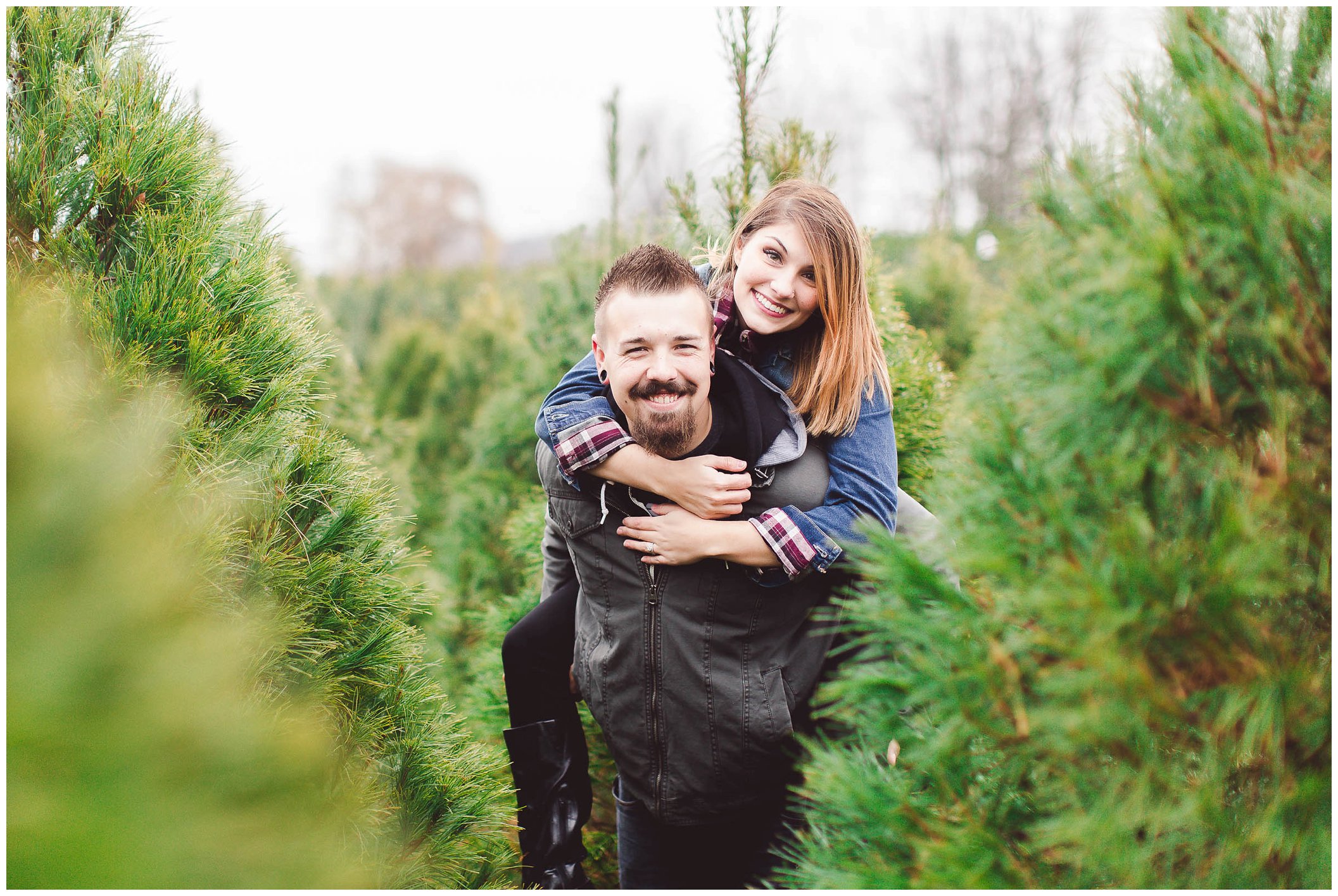 Gorgeous engagement session, Dull's Christmas Tree Farm, Amazing Wedding Venue in Throntown, Indiana_0011.jpg