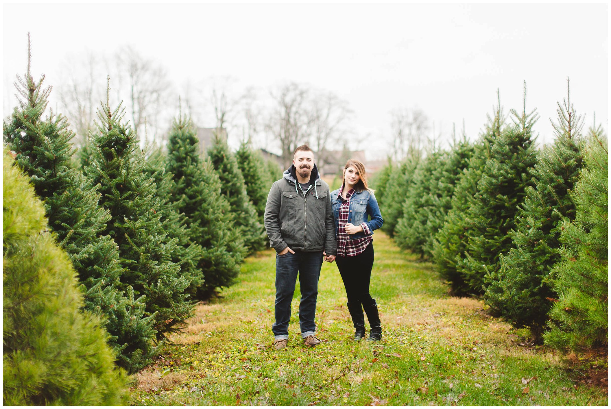 Gorgeous engagement session, Dull's Christmas Tree Farm, Amazing Wedding Venue in Throntown, Indiana_0032.jpg