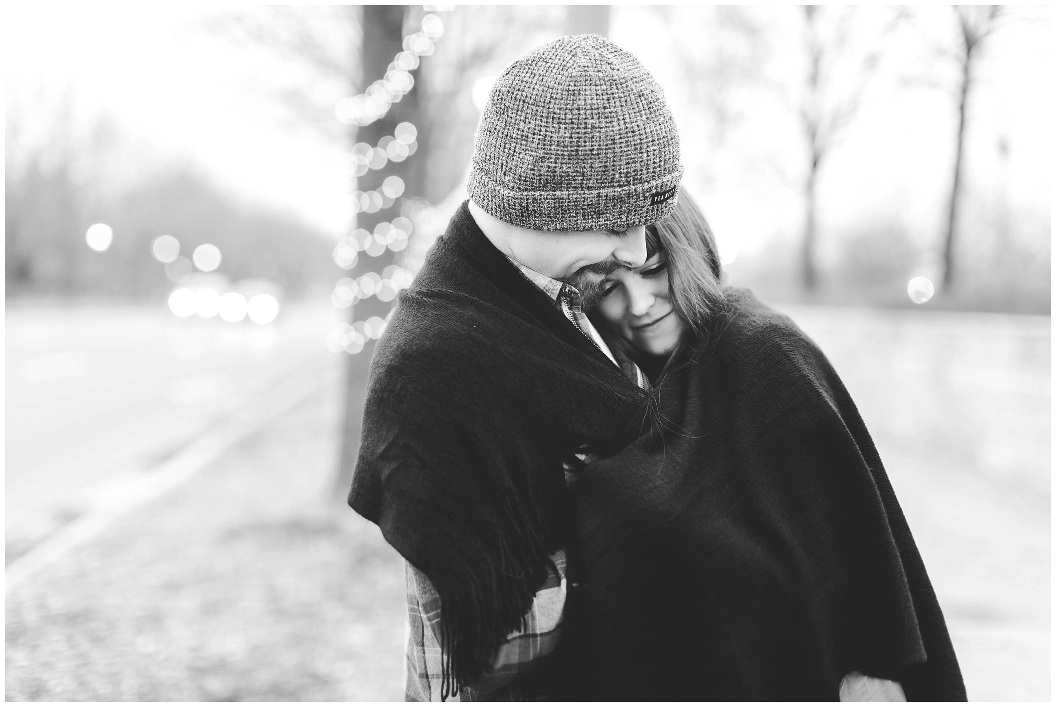 Adorable snowy engagement session at an ice rink while ice skating, Fort Wayne Wedding Photographer_0021.jpg