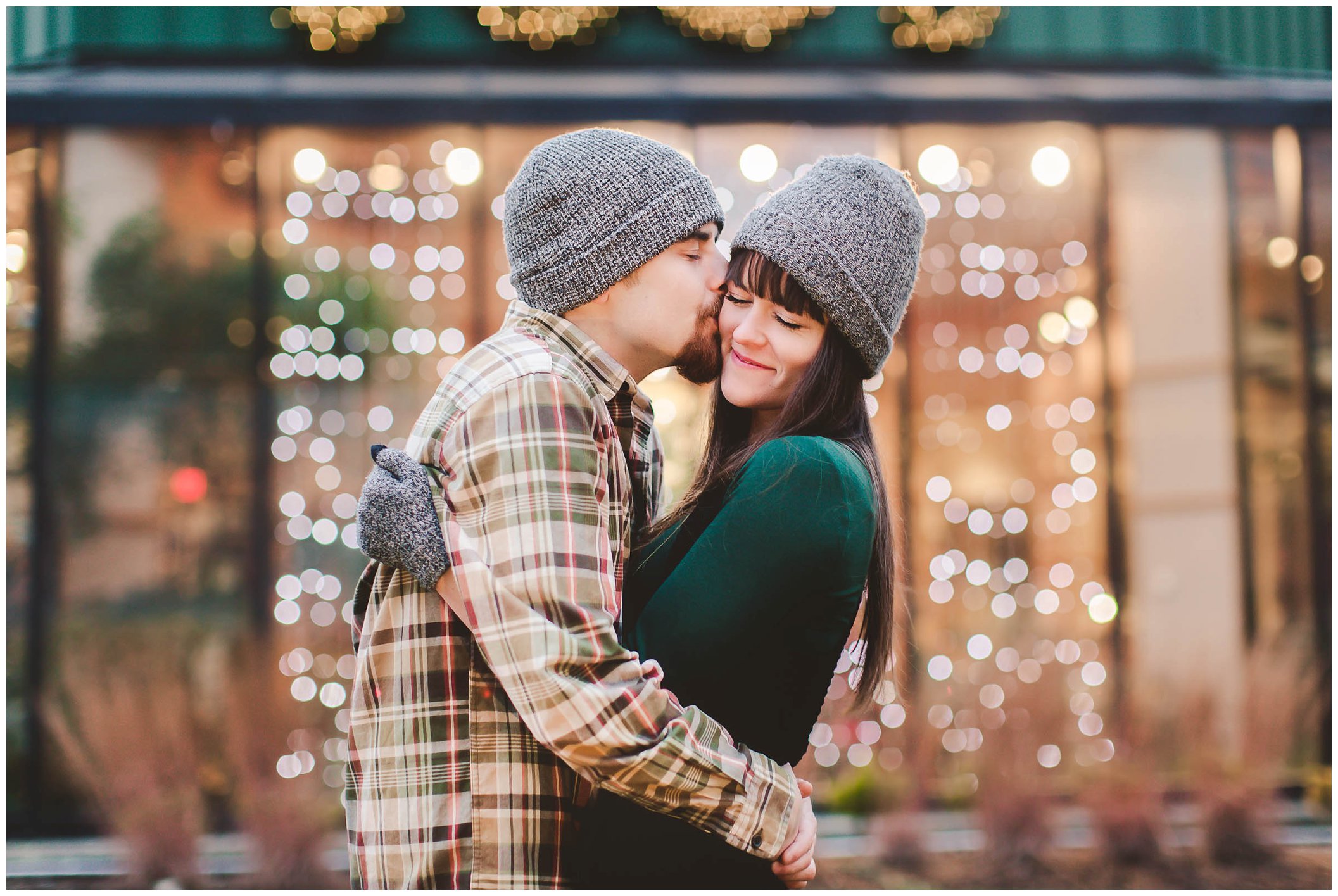 Adorable snowy engagement session at an ice rink while ice skating, Fort Wayne Wedding Photographer_0025.jpg