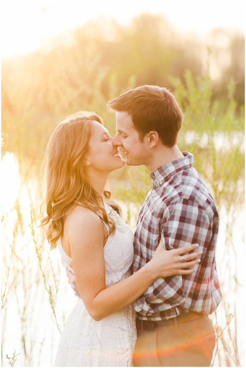 Stunning flower engagement session in Downtown Fort Wayne Indiana. 