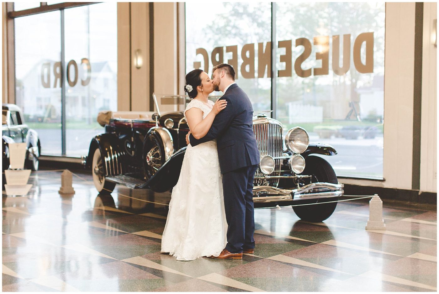 Auburn Cord Duesenberg Automobile Museum wedding venue, Auburn Indiana Wedding Photographer_0002