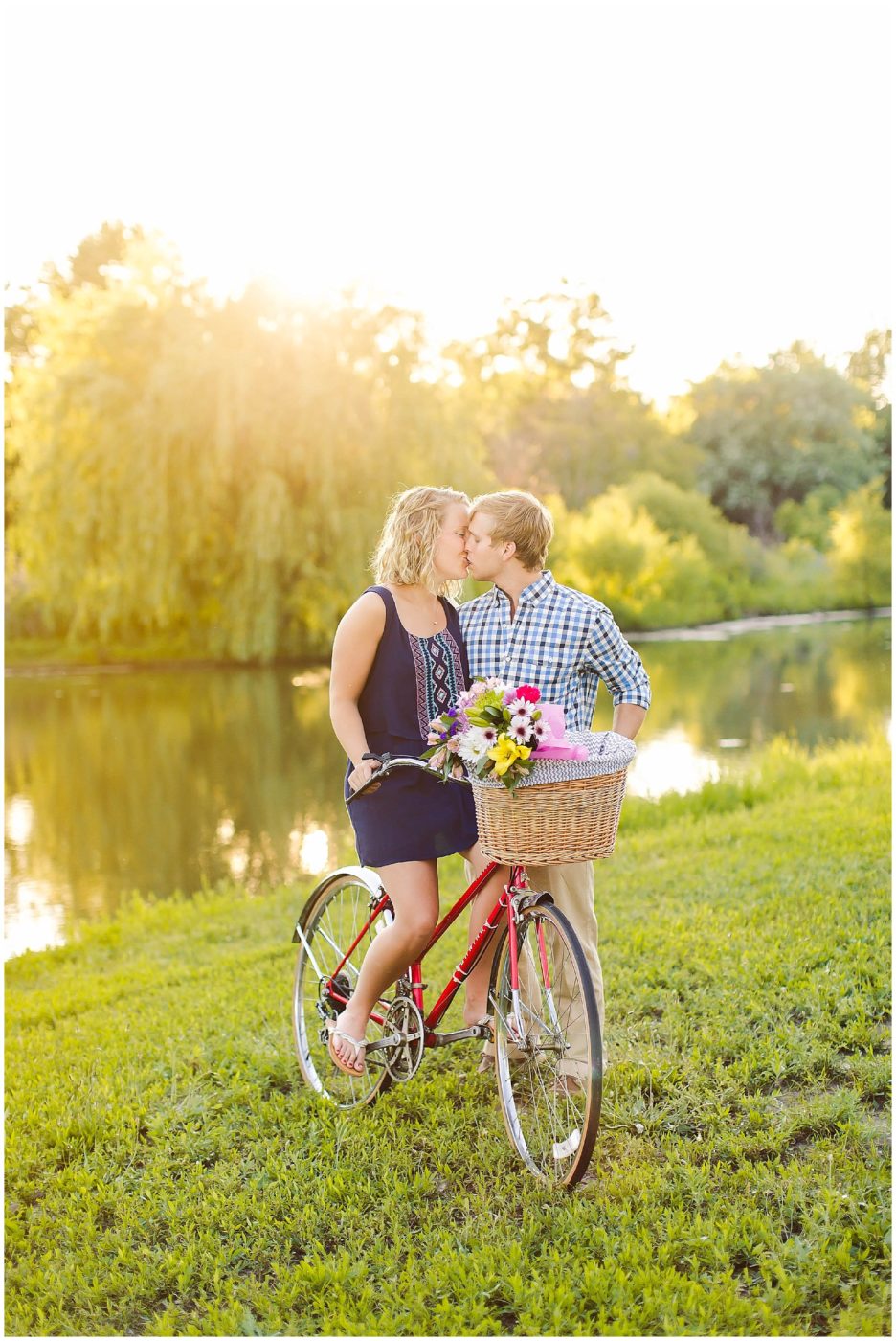 Vintage Summer engagement session with bikes, Fort Wayne Wedding Photographer_0001