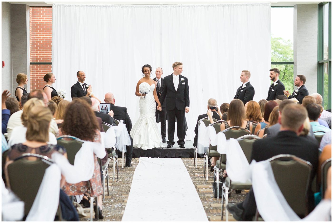 Grand Wayne Center Wedding, Marriott Hotel Wedding Reception, Fort Wayne Wedding Photographer_0144