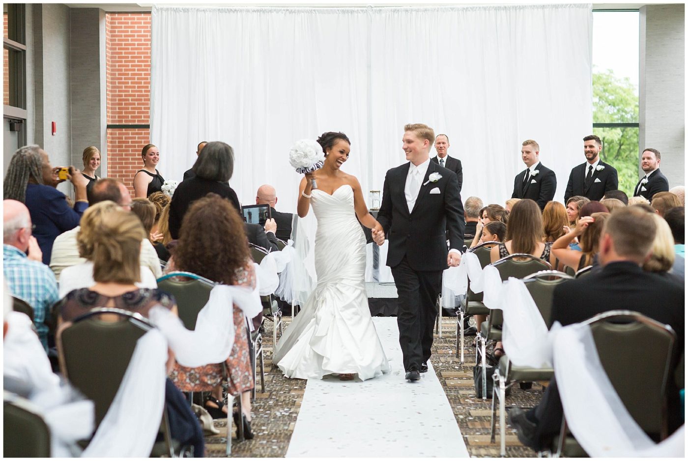 Grand Wayne Center Wedding, Marriott Hotel Wedding Reception, Fort Wayne Wedding Photographer_0145