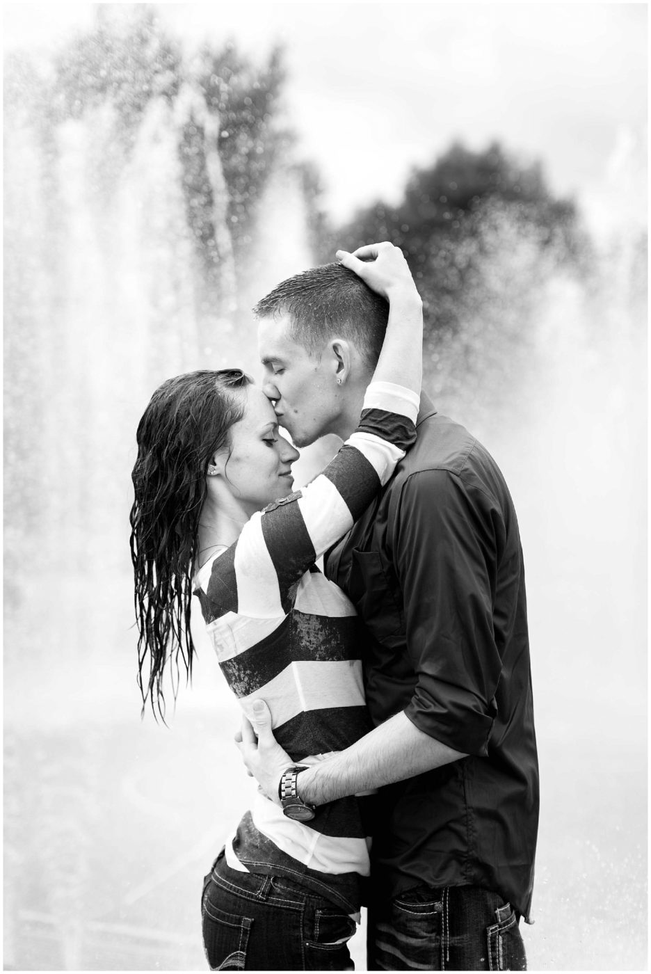 Romantic rainy engagement session, Fort Wayne Wedding Photographer_0025