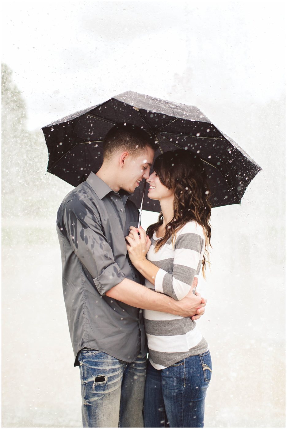 Romantic rainy engagement session, Fort Wayne Wedding Photographer_0028