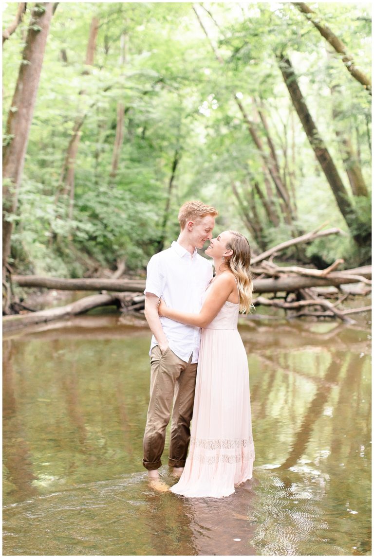 Paige & Ryan | Adventurous River Engagement Session | Fort Wayne ...